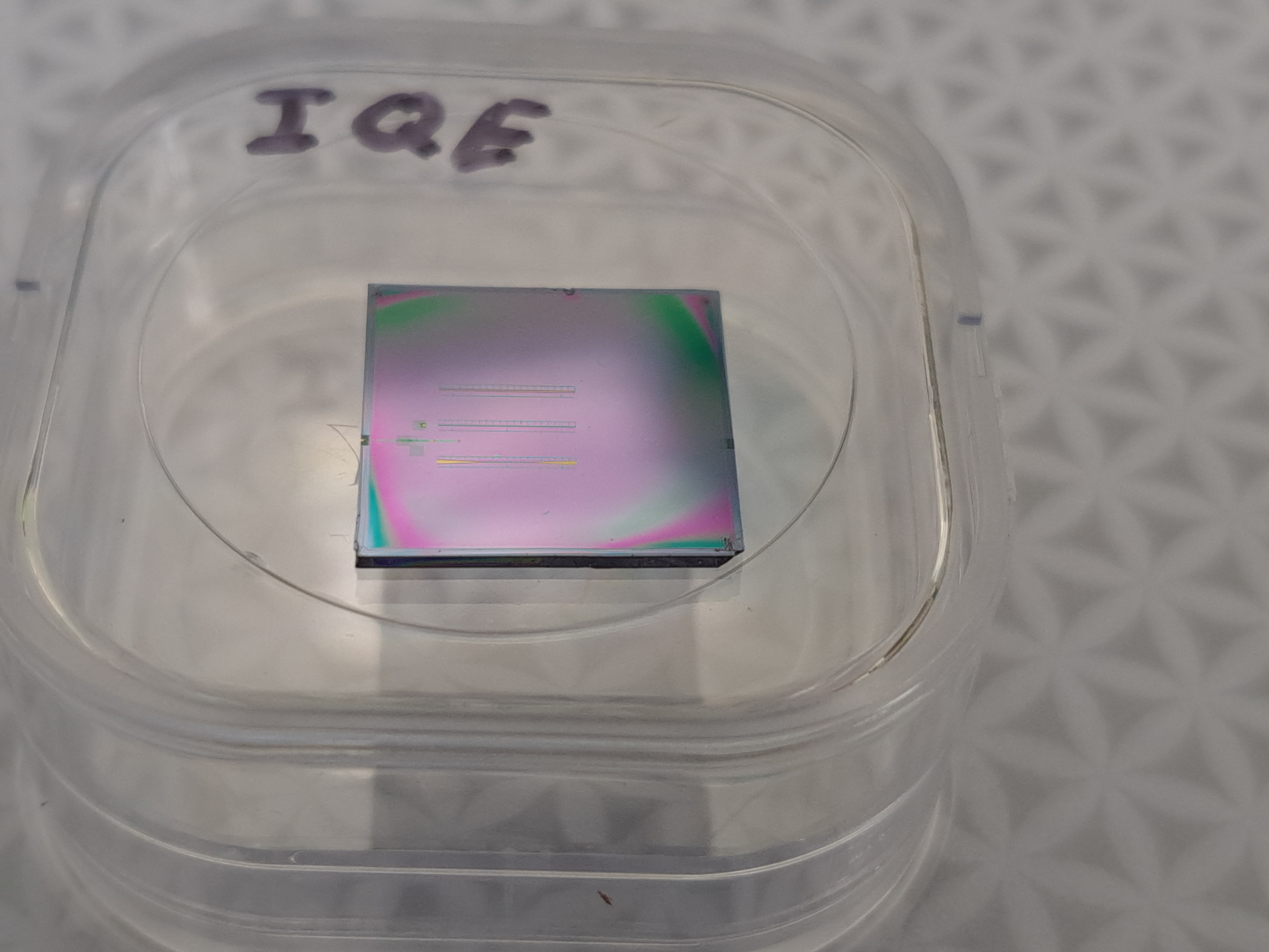 Laser waveguides on a chip
